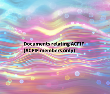 Documents relating ACFIF (ACFIF members only)